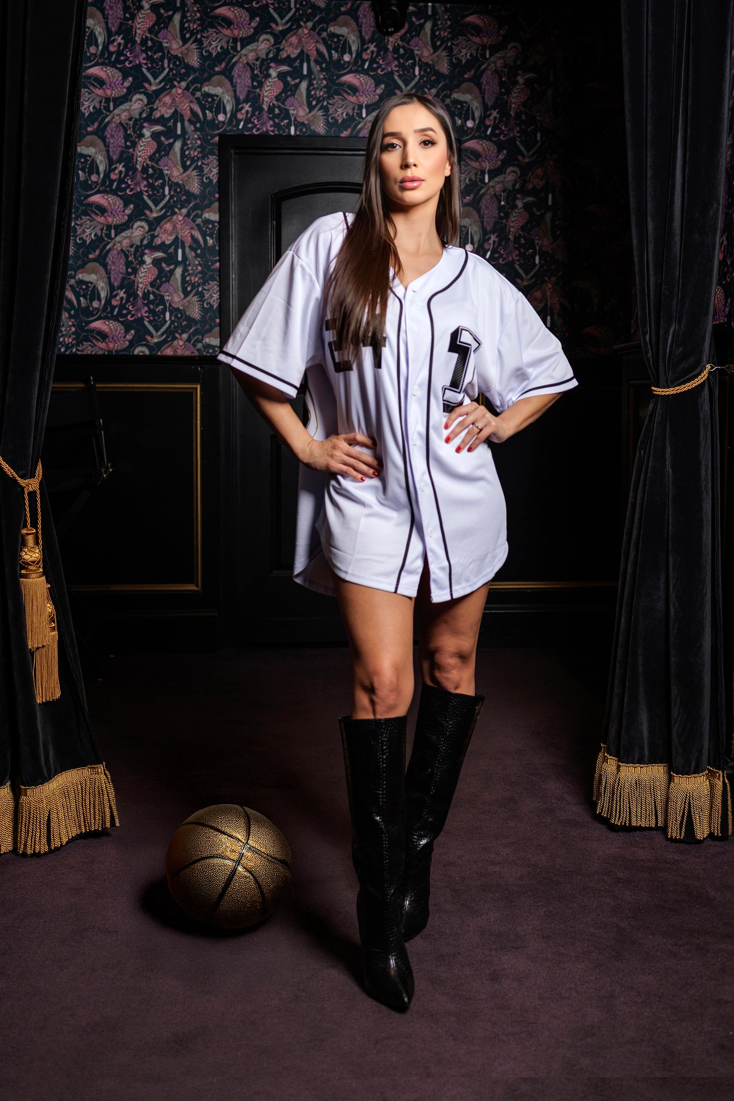 INTIIVA SPORT OVERSIZED BASEBALL JERSEY