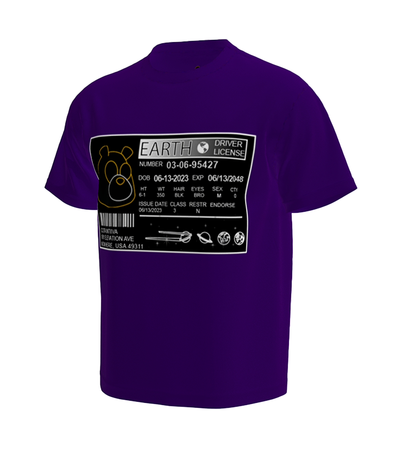 INTIIVA COTA ID TEE PURPLE