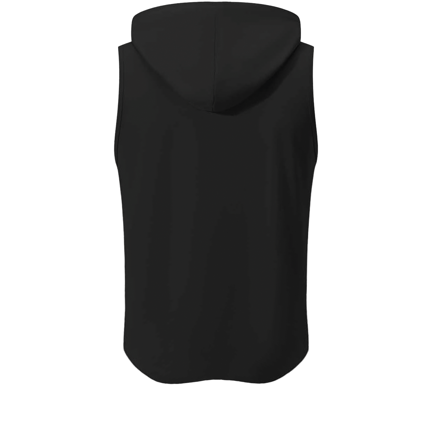 INTIIVA MENS HOODED SLEEVELESS DRIFIT T SHIRT GOLD BEAR