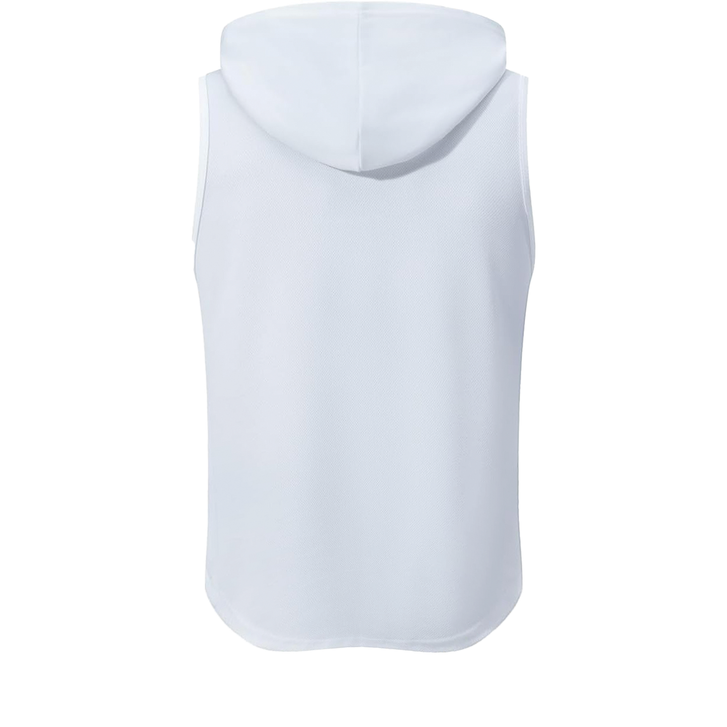 INTIIVA MENS HOODED SLEEVELESS DRIFIT T SHIRT GOLD BEAR