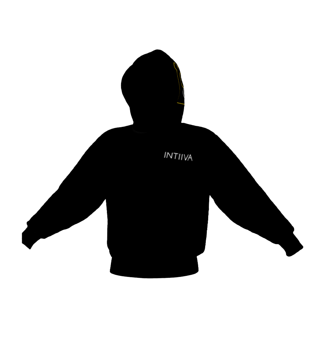 INTIIVA CLASSIC HOODIE BLACK