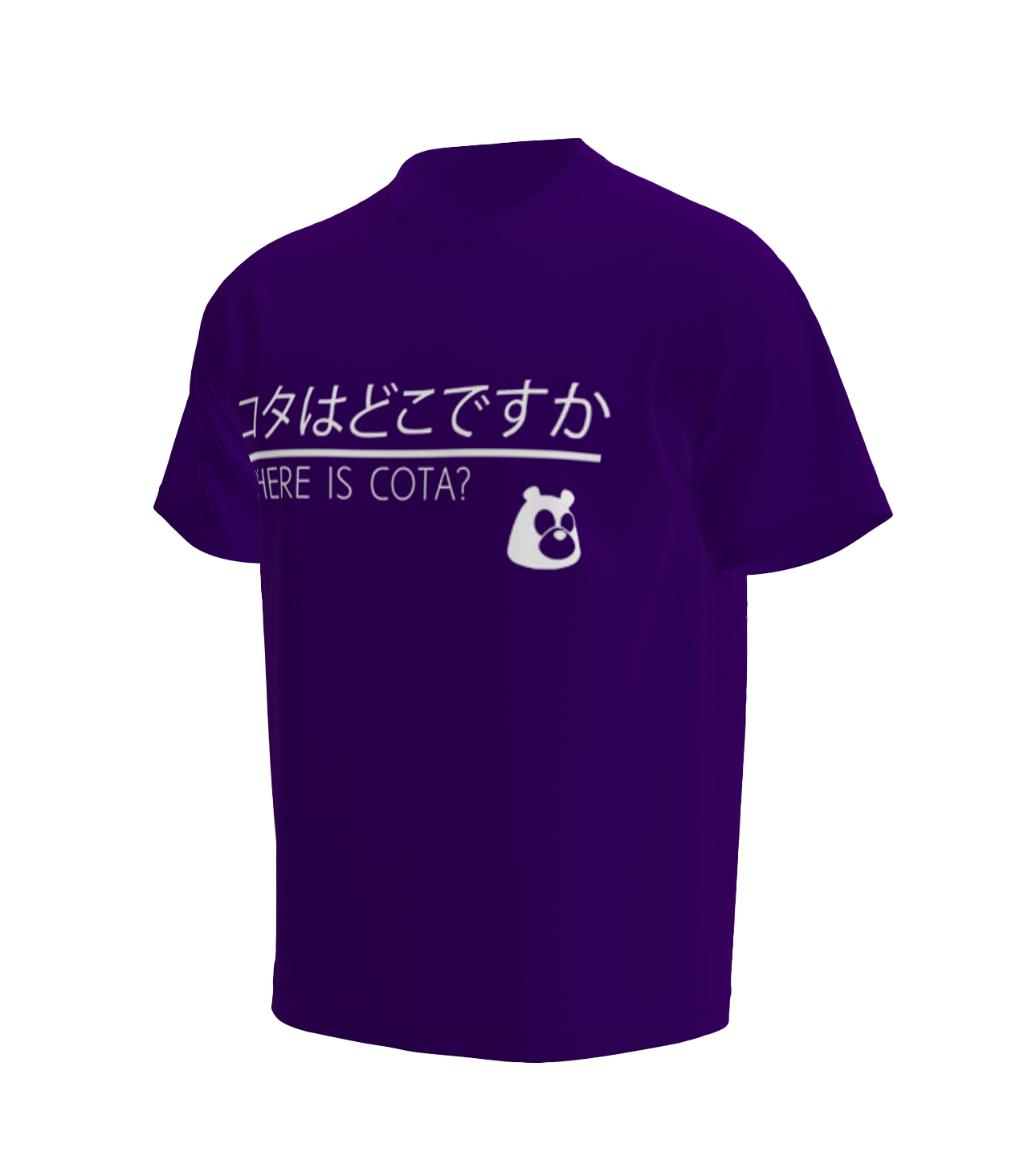INTIIVA "WHERE IS COTA" T-Shirt PURPLE