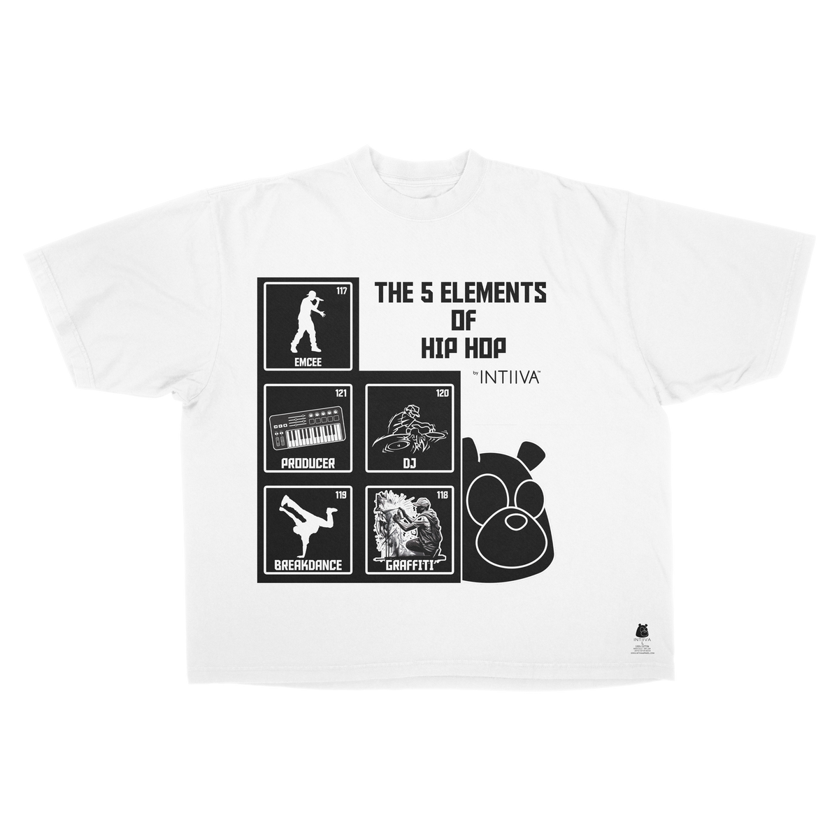 INTIIVA 5 ELEMENTS TEE (WHITE)
