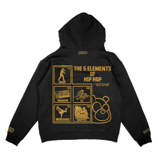 INTIIVA 5 ELEMENTS HOODIE (BLACK)