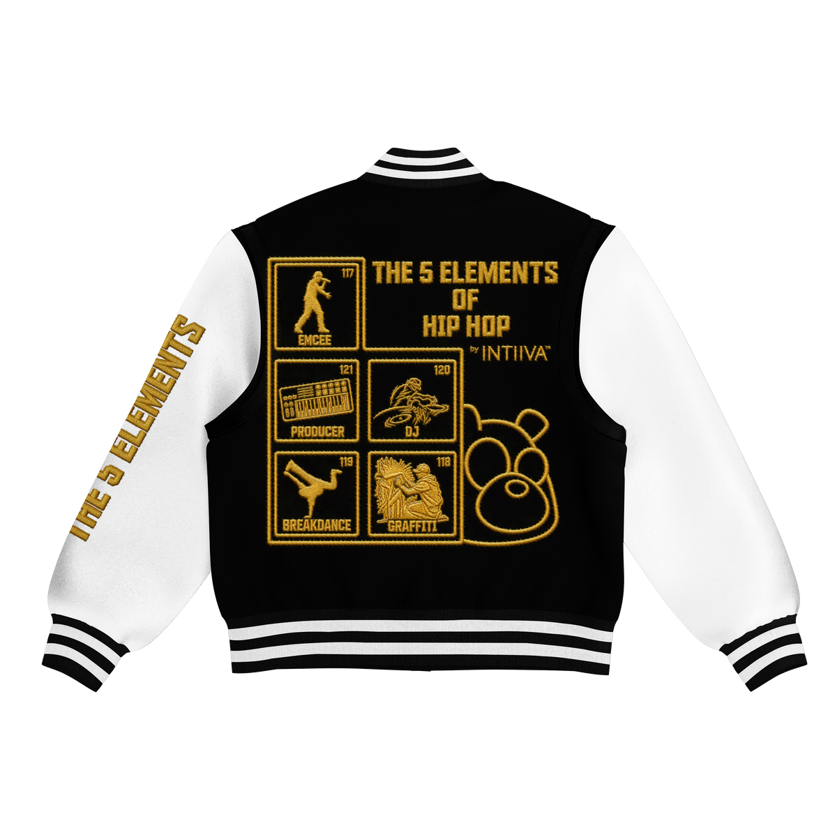 CUSTOM 5 ELEMENTS LETTERMAN JACKET