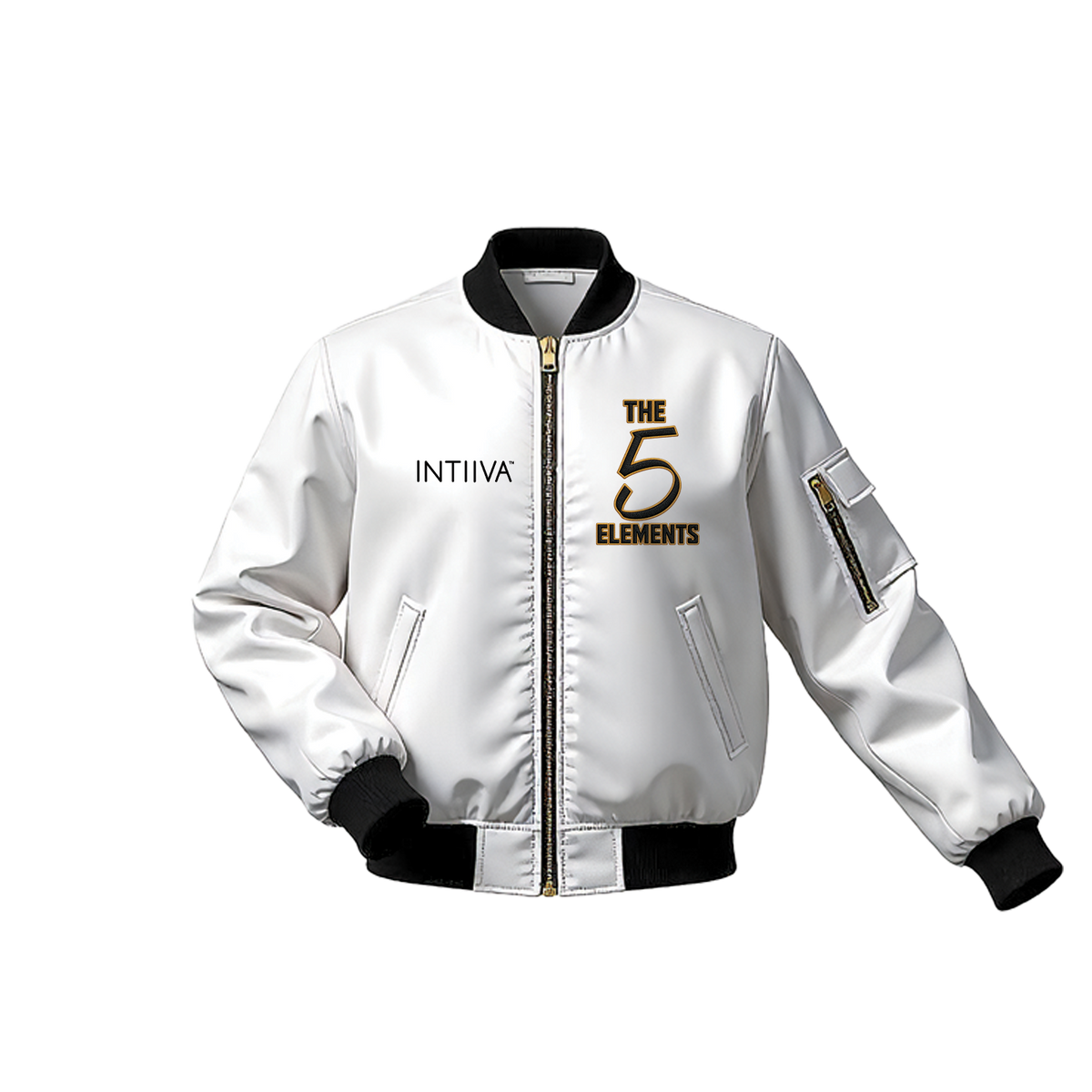 INTIIVA 5 ELEMENTS BOMBER JACKET (WHITE)