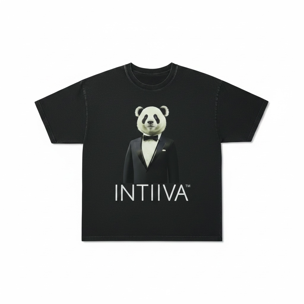 INTIIVA SOPHISTICATED PANDA TEE