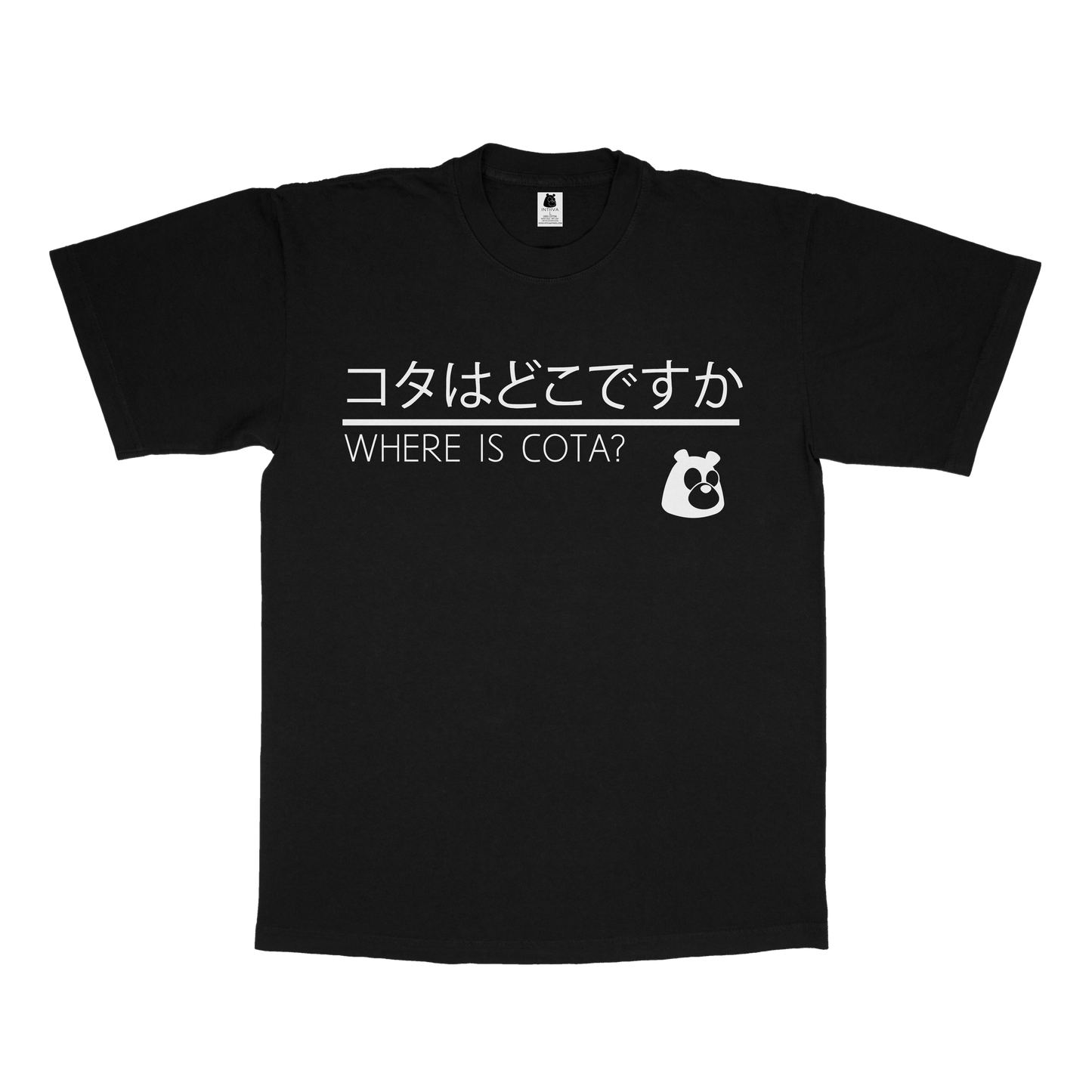 INTIIVA "WHERE IS COTA" T-Shirt BLACC