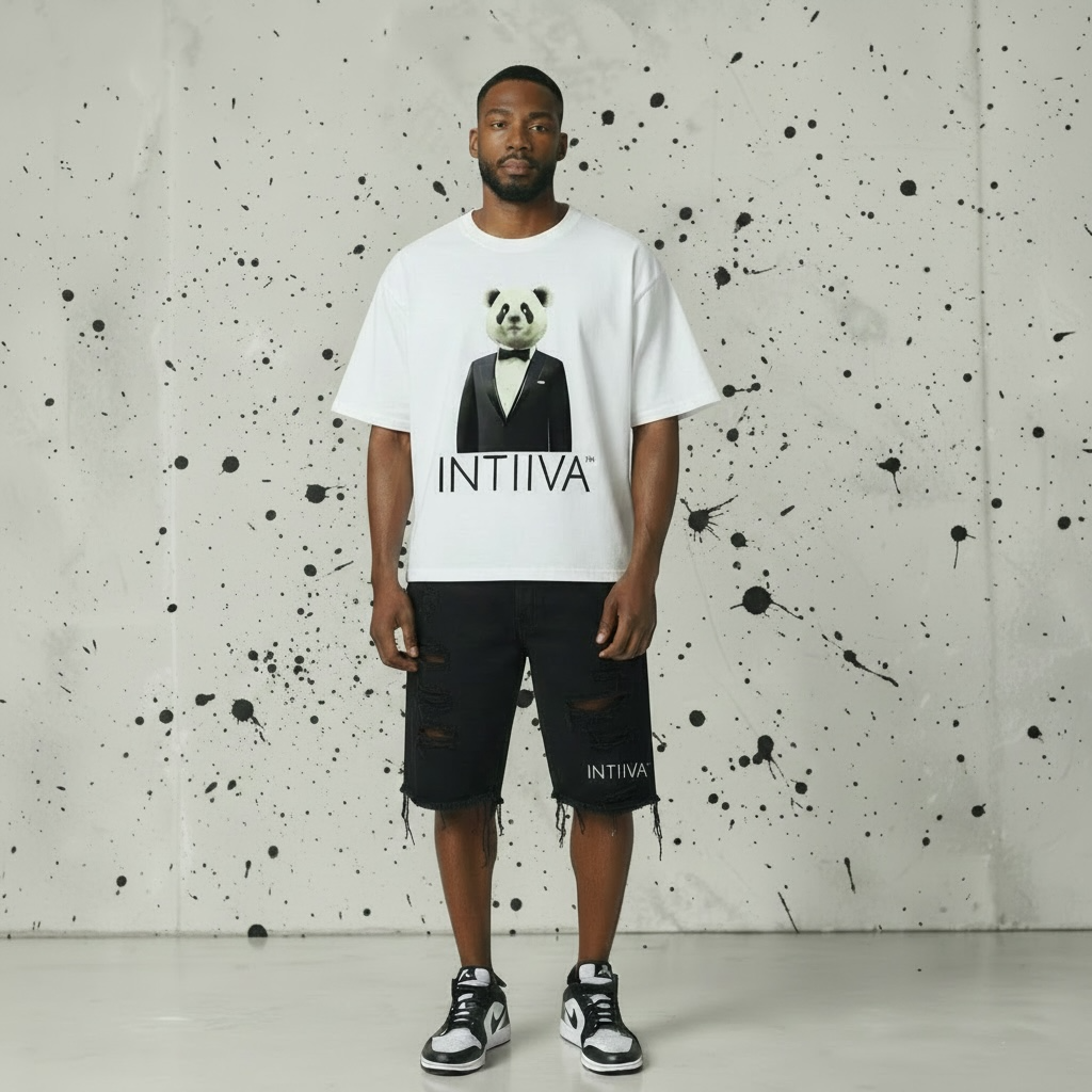 INTIIVA SOPHISTICATED PANDA TEE