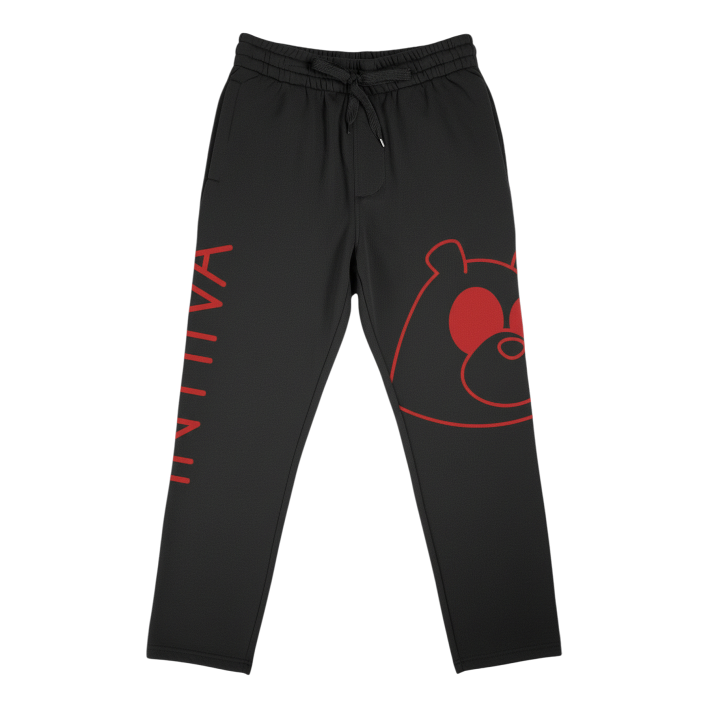 INTIIVA KNOCKOUT OPEN LEG JOGGERS BLACK