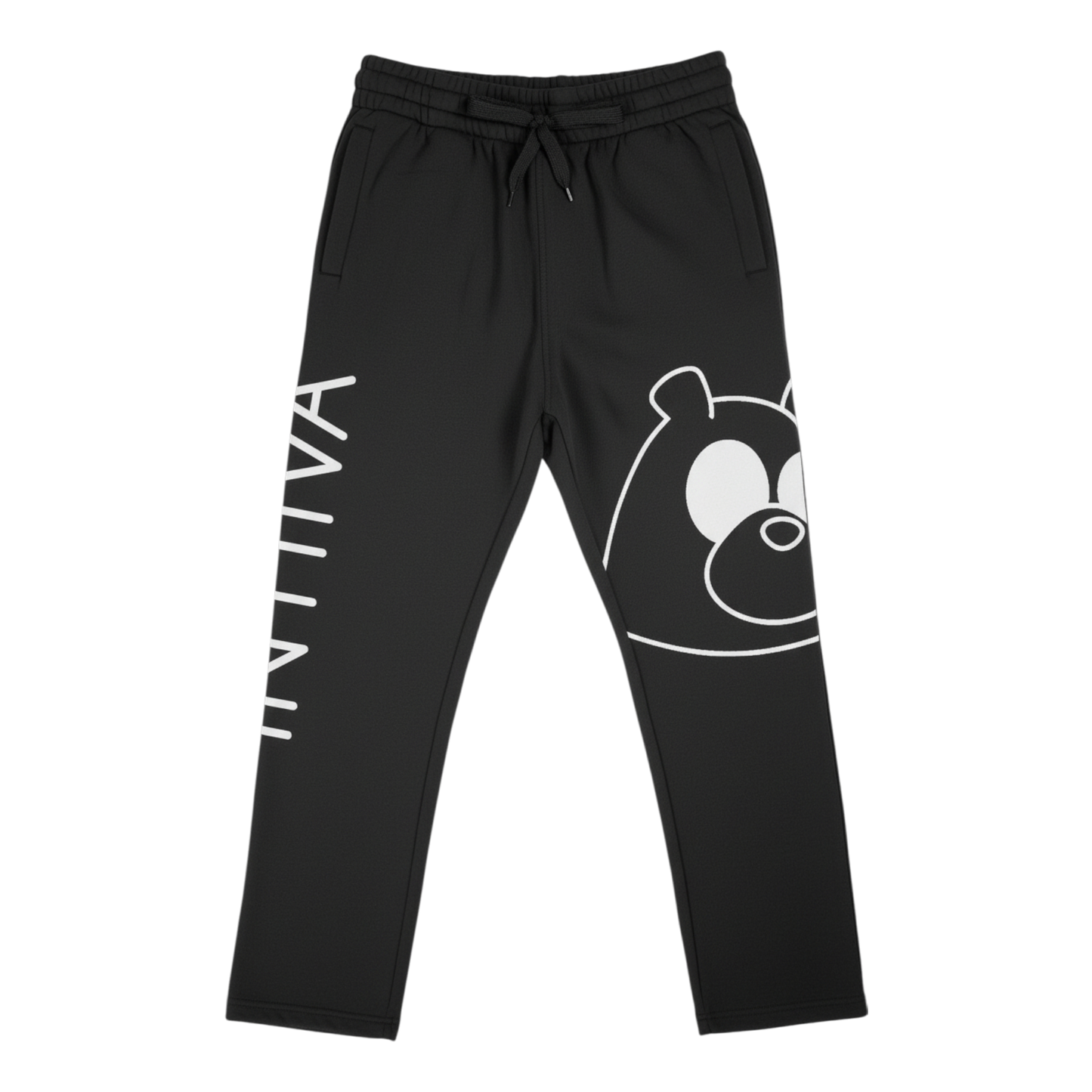 INTIIVA KNOCKOUT OPEN LEG JOGGERS BLACK