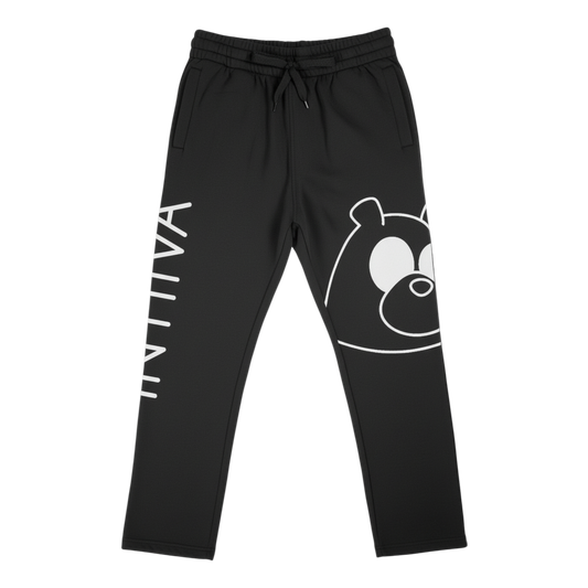INTIIVA KNOCKOUT OPEN LEG JOGGERS BLACK