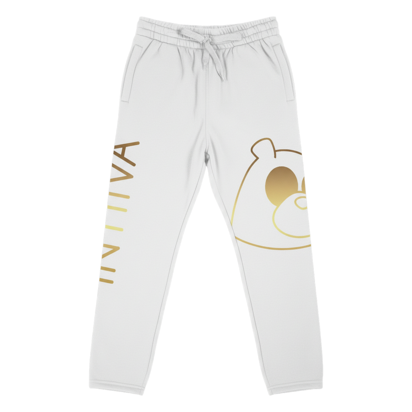 INTIIVA KNOCKOUT OPEN LEG JOGGERS WHITE