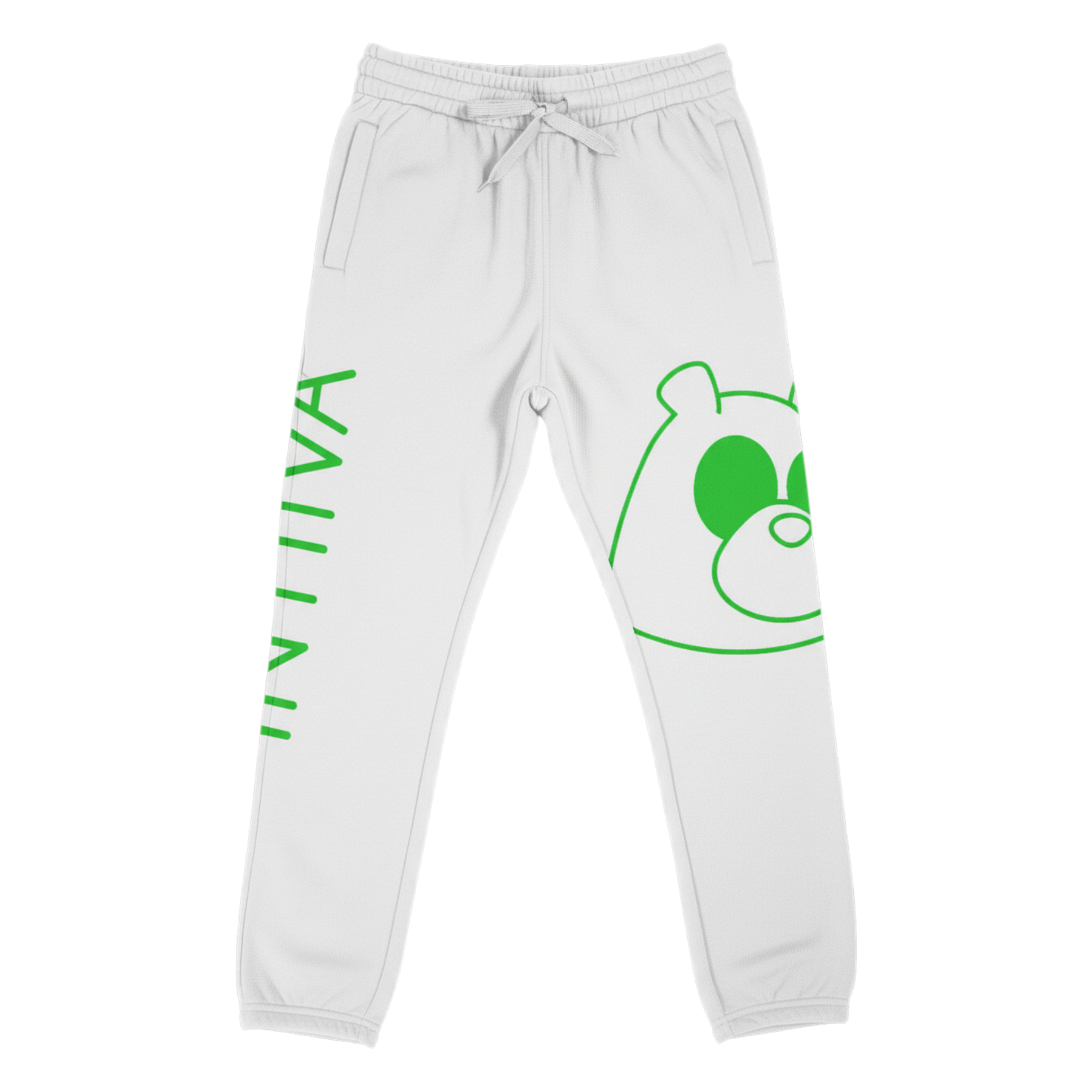 INTIIVA KNOCKOUT OPEN LEG JOGGERS WHITE