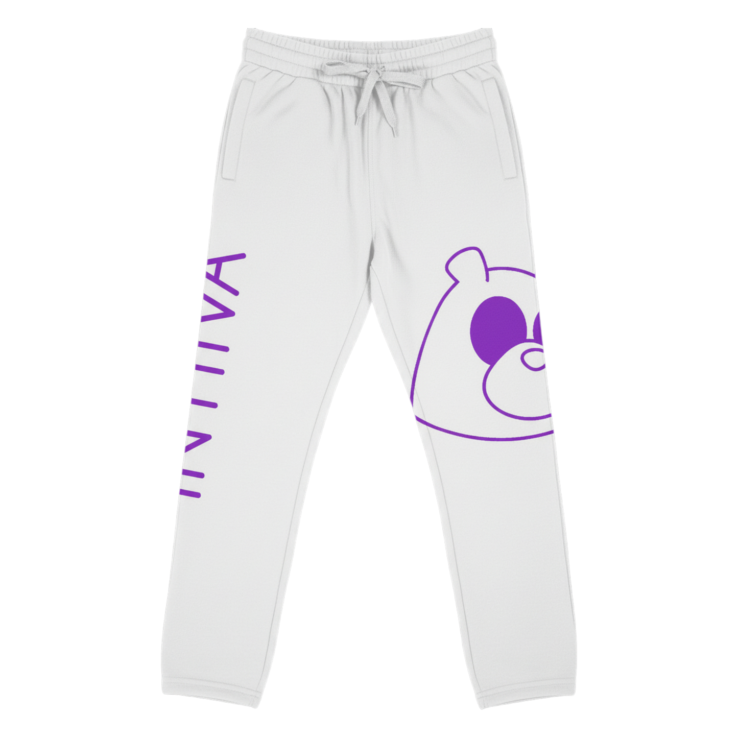 INTIIVA KNOCKOUT OPEN LEG JOGGERS WHITE