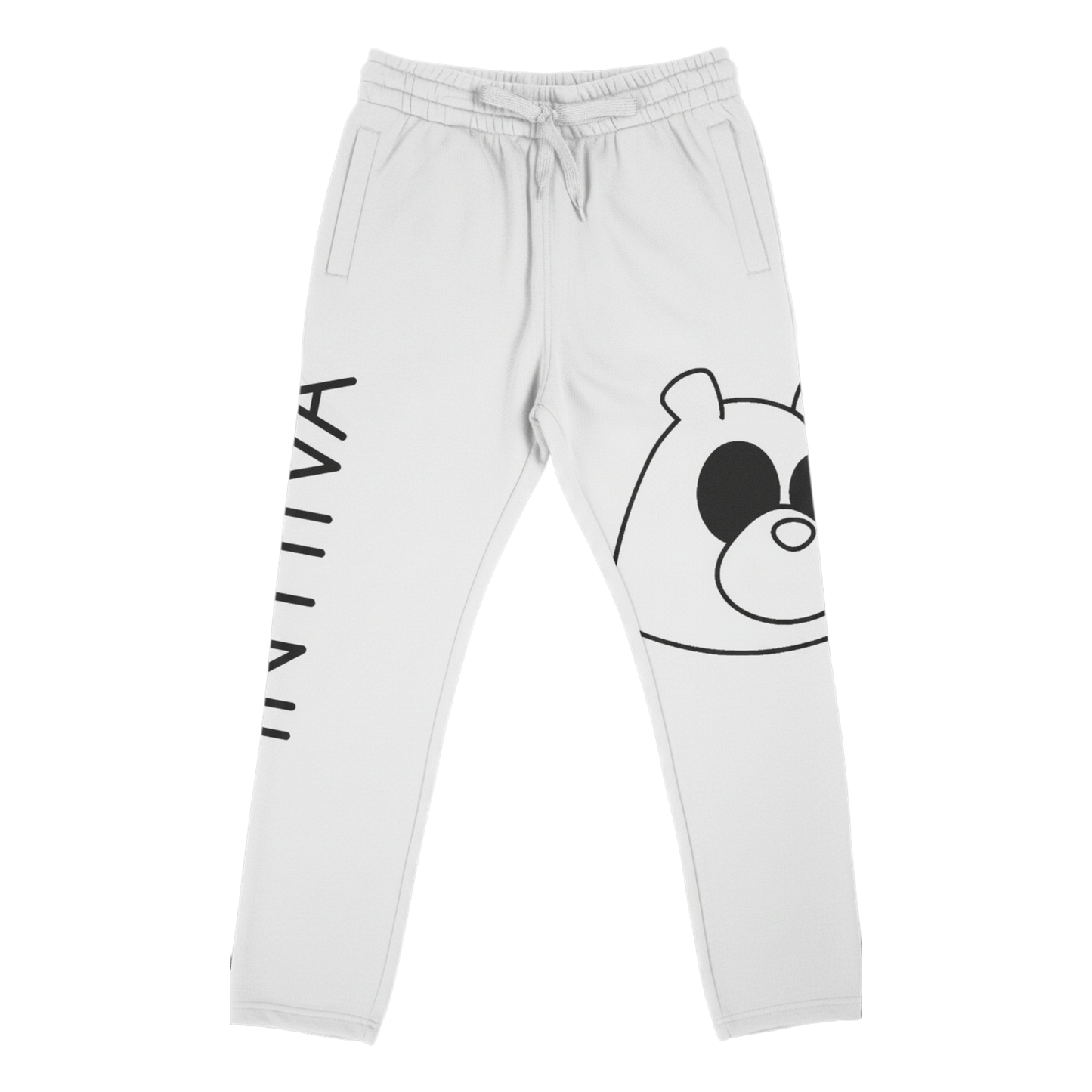 INTIIVA KNOCKOUT OPEN LEG JOGGERS WHITE
