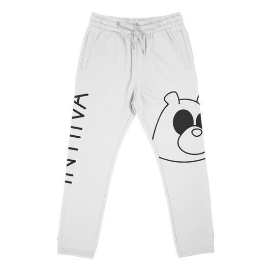 INTIIVA KNOCKOUT OPEN LEG JOGGERS WHITE