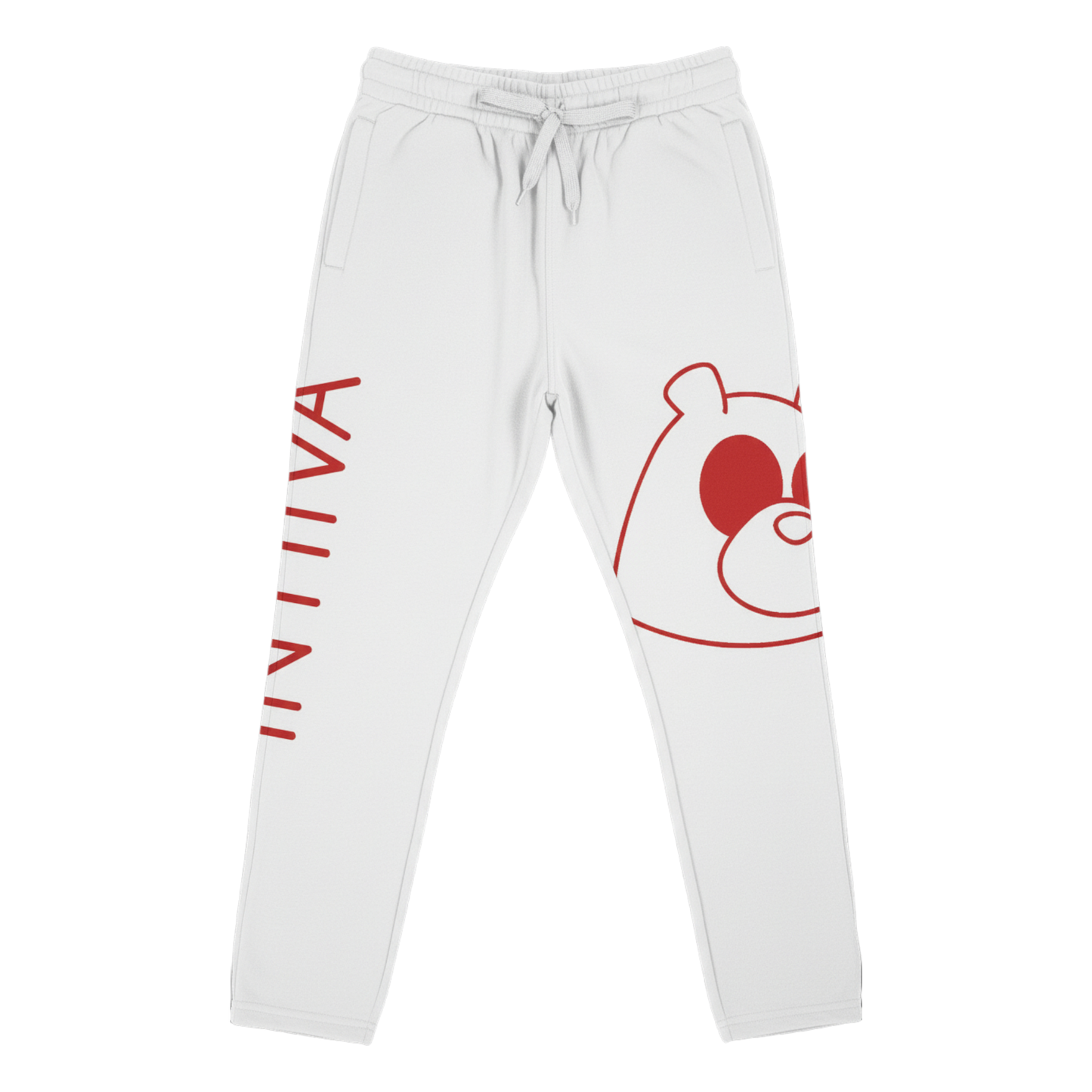 INTIIVA KNOCKOUT OPEN LEG JOGGERS WHITE