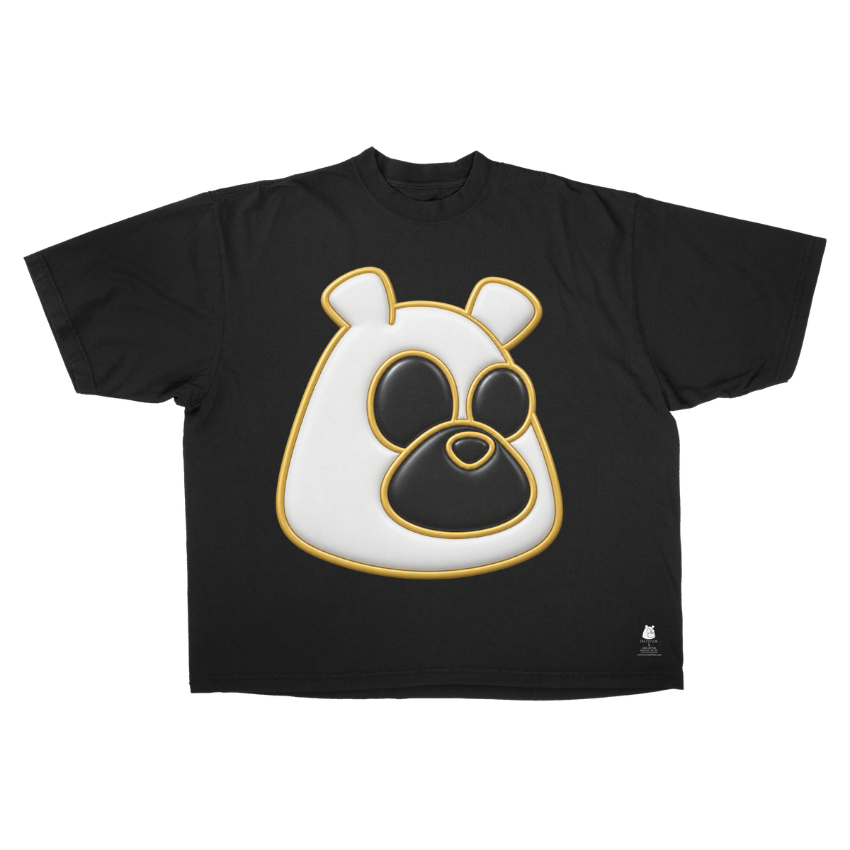 INTIIVA SHINING COTA TEE (BLACK)