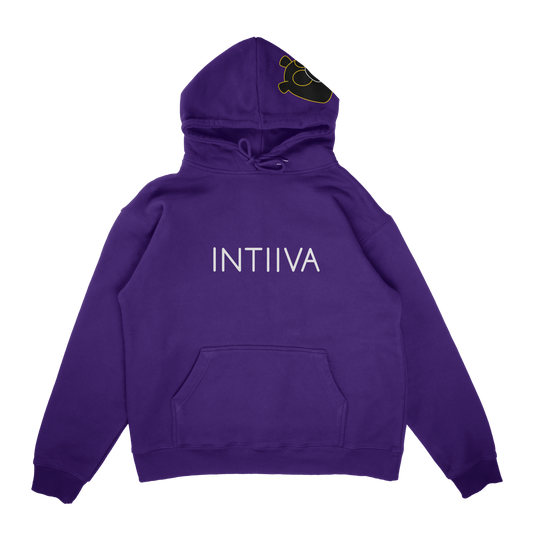 INTIIVA CLASSIC HOODIE PURPLE AND BLACK