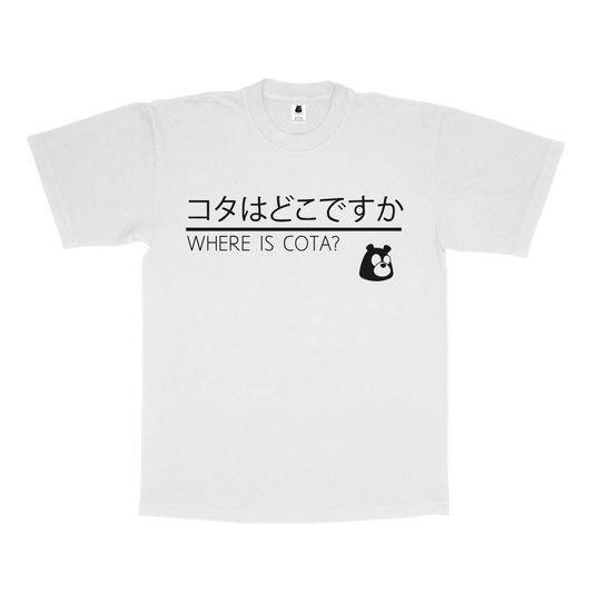 INTIIVA "WHERE IS COTA" T-Shirt WHITE